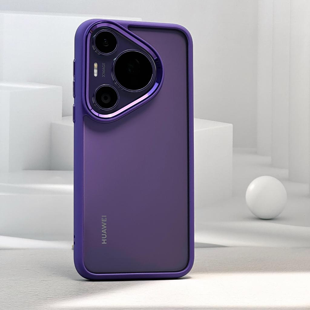 Golden Shield Eagle Eye Metal Camera Frame Clear Phone Case, Shockproof Cover for Huawei Mate80 Pro / Pura70 / Xiaomi 15 Pro