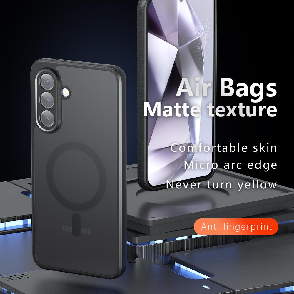 Pro Samsung Galaxy A36 5G Pouzdro Kompatibilní s MagSafe TPU+PC Matný Kryt na Telefon