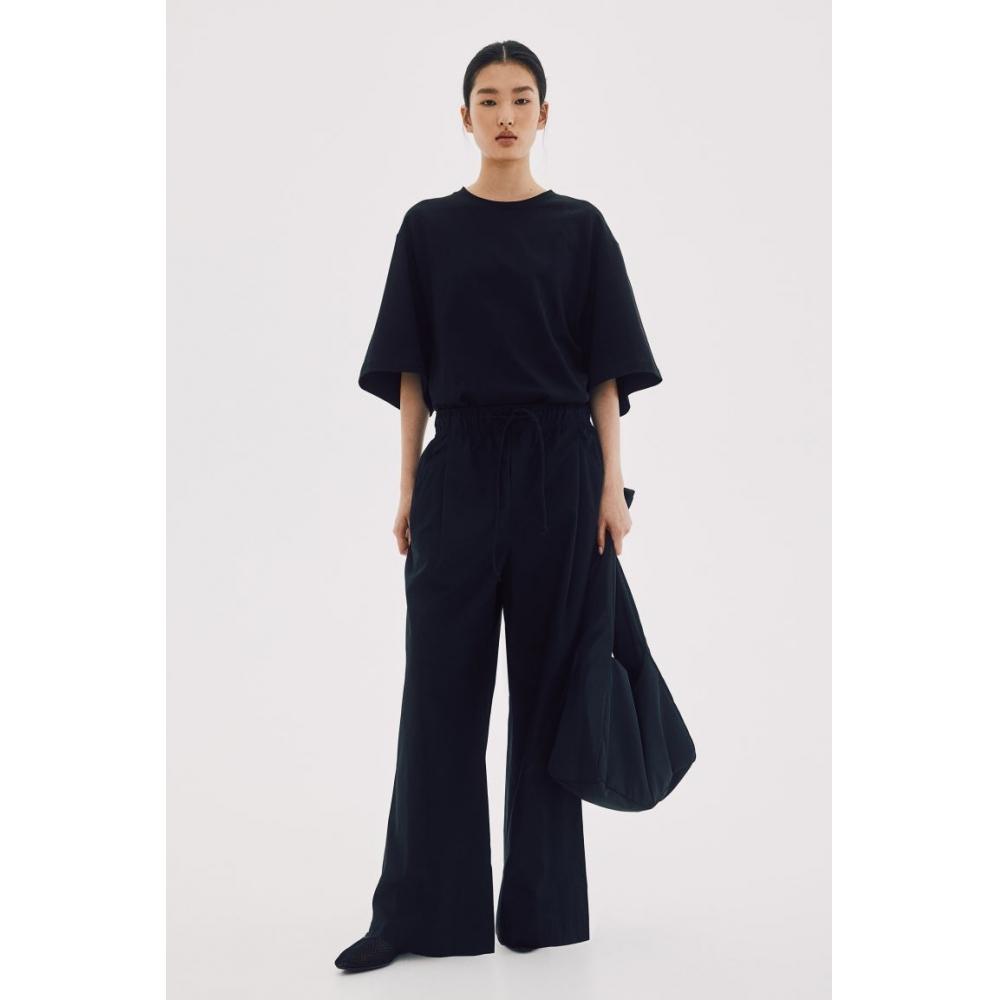 

Брюки-чиносы HM с кулиской, черные