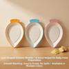 Non-Slip Hand Garlic Ginger Masher Ceramic Seasoning Dipping Dish  Kitchen Gadget