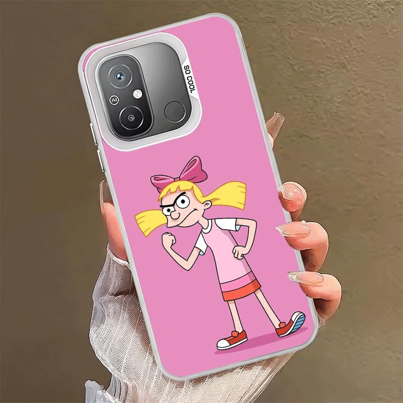 Cartoon Hey Arnold Helga Shockproof Phone Case for Xiaomi Poco X7 X6 X5 X3 Pro F7 Ultra M8 Redmi 15C 15 14C 13C 12C 10C 13 12 10