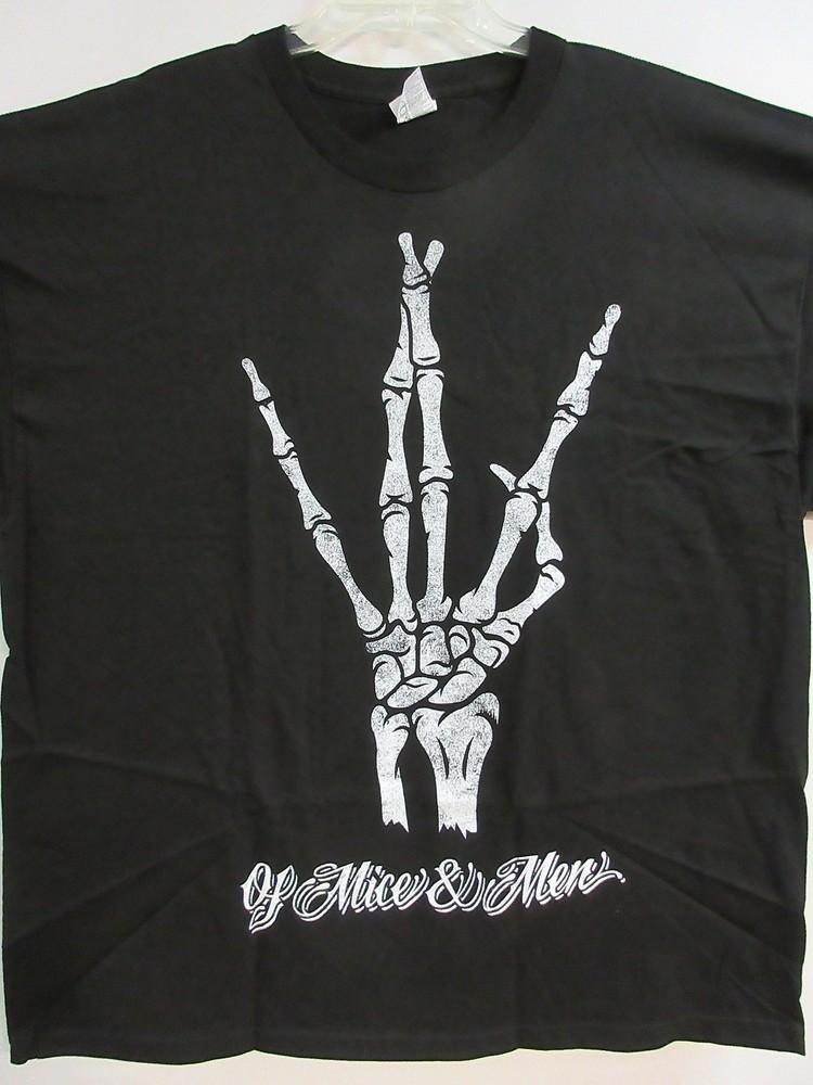 

OF MICE & MEN OFFICIAL MERCH BAND CONCERT MUSIC 2XL / XX L Unisex T-Shirt S