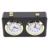 Mechanical Chess Clock Vintage Analog Chess Clock with Large Dials Wind Up Mechanism for Weiqi Competitions Black