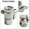 Silver Above Counter Water Filter For 1/4\" RO Tubing Faucet Diverter Valve M22 (22MM) Female Thread Bathroom Accessories