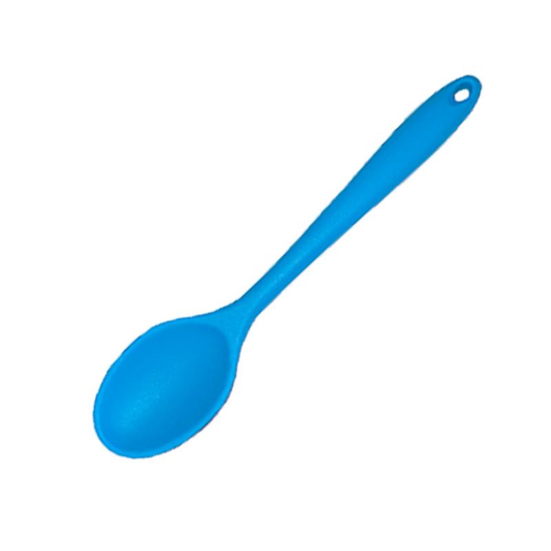 Silicone World Silicone Spoon Mixing Soup Spoons Kitchen Mixing Ladle Cooking Utensils Kitchenware Tool for Stirring and Serving