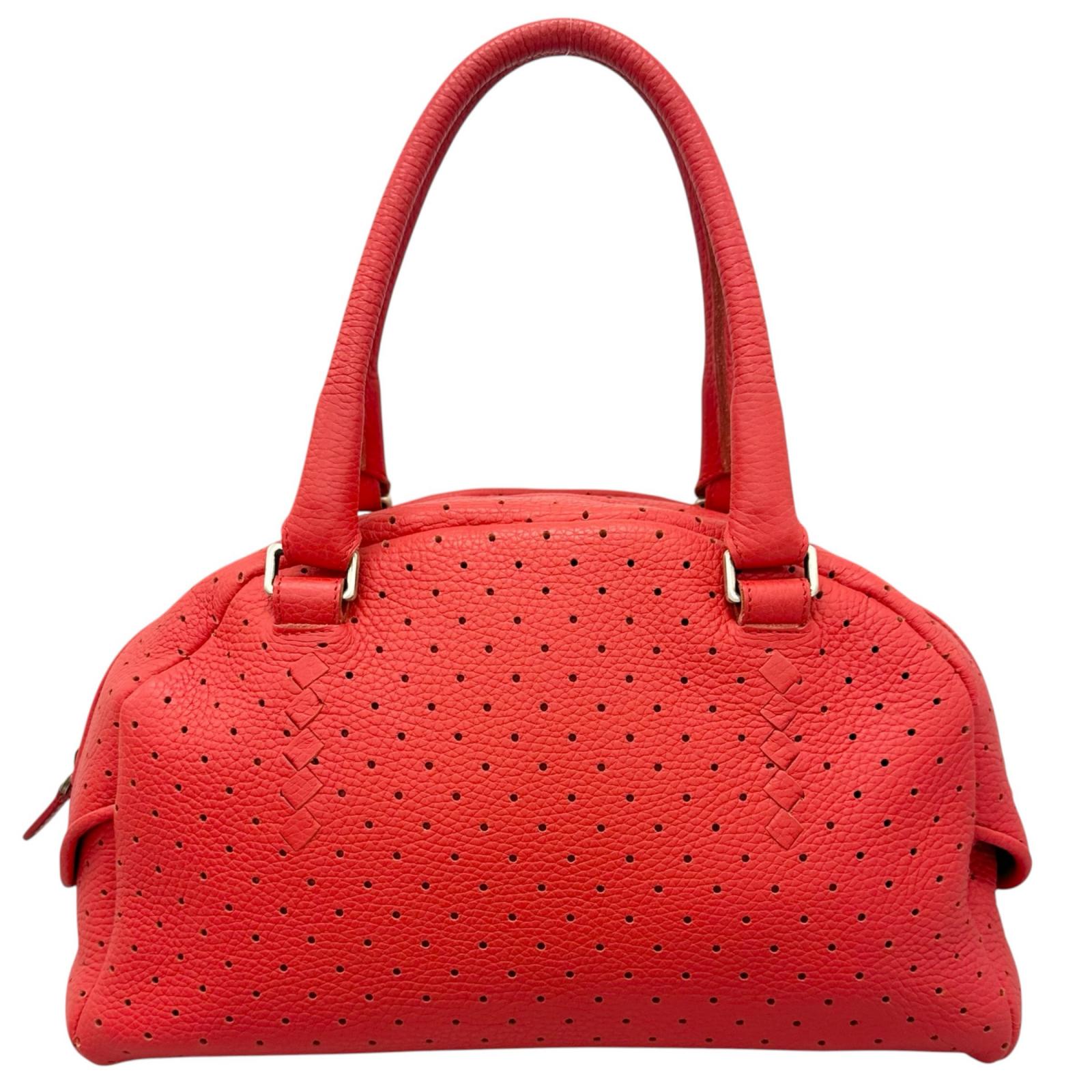 

BOTTEGAVENETA Handbag Red Women Mini Boston used