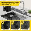 Kitchen Sink Faucet Mat Diatomite Sink Faucet Splash Guard Water Absorbent Stone Sink Tray Quick Drying Soap Sponge Sink Pad
