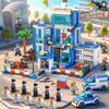 Police Station Building Blocks Toy - Educational Gift for Boys & Girls Ages 6-12 (2026)