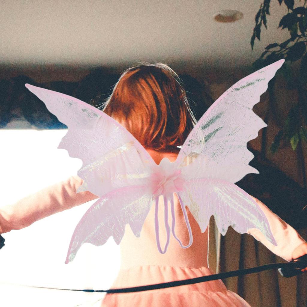 Butterfly Fairy Wing, Fancy Dress Costume Angel Cherub Elf Princess Cosplay Up for Birthday Festival