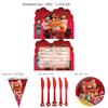 Celebrate With Turning Red Balloons Cake Toppers And Banner Set