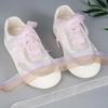 1 Paar 4 cm breite Organza-Schuhbänder 160 cm Damen Schleife Schnürsenkel Flaches Seidensatinband Canvas-Sneaker Sportschuhe Schnürsenkel'