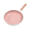 Nonstick Frying Pan with Wooden Handle Durable Omelet Pan Uniform Heating Milk Pot Kitchen Cooking Tools Induction Cooker Gas