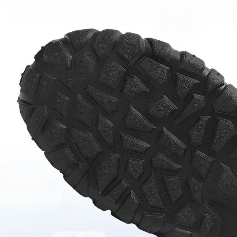Handmade Split Leather Men's Casual Shoes Outdoor Off-road Running Shoes Anti Slip and Comfortable Men's Running Shoes