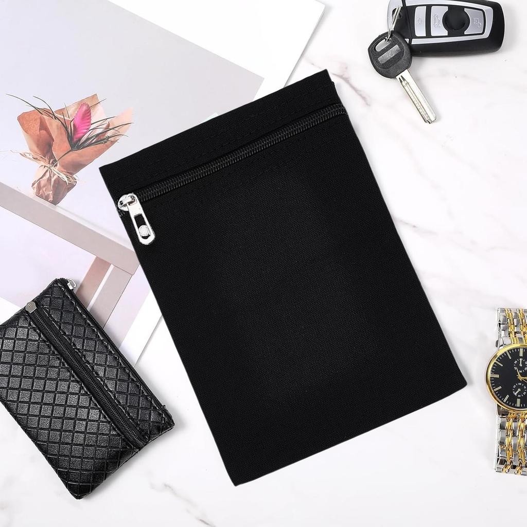 Tasca Antifurto per Abbigliamento Cucibile Busta con Zip di Sicurezza per Giacca Cappotto Felpa, Tasca Nascosta per Viaggio Tasca Laterale Staccabile