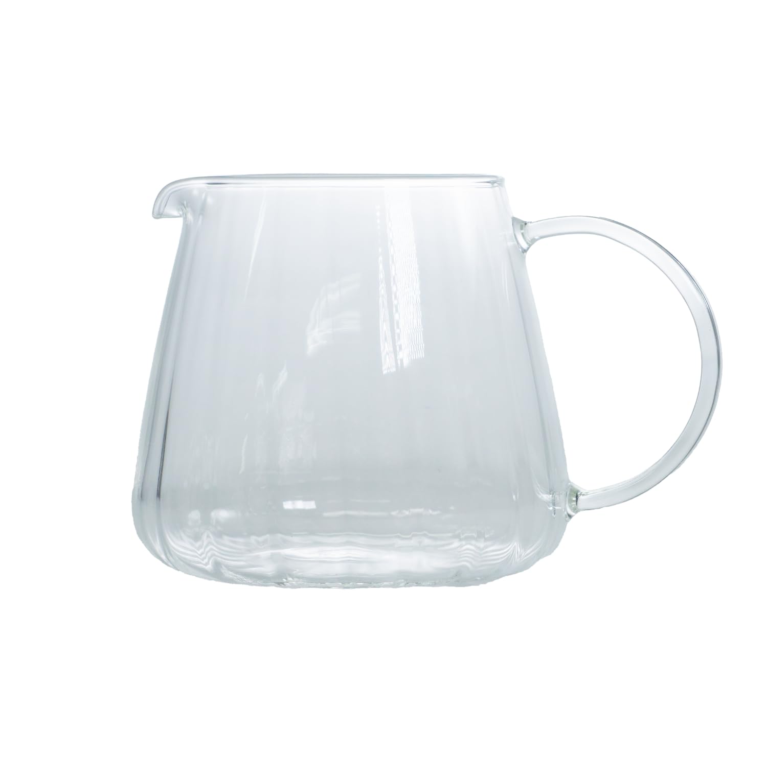 HARIO V60 Barista Server, Line Clear, 600ml Capacity, 1-5 Cups, Microwave Safe, Heat-Resistant Glass, Made in Japan, VBS-60-M