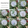 DIY Lacquer Round Fan Painting Set - Includes Pigment and Absorbent Paper
