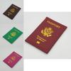 Vibrant Candy Color Passport Travel Organizer Holder Card Case Protector American Cover