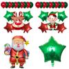 Weihnachtself Folienballon Set Für Feiertags-Partydeko
