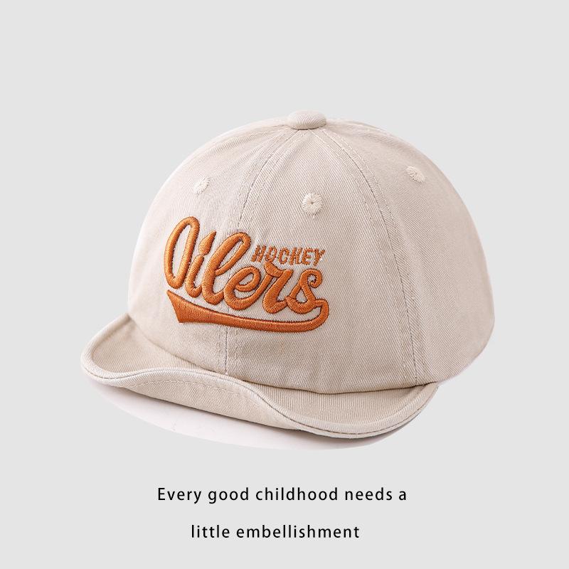 Baby Hat Spring and Autumn New Style Old Cute Children's Bear Baseball Cap Soft Brim Versatile Infant Baseball Cap