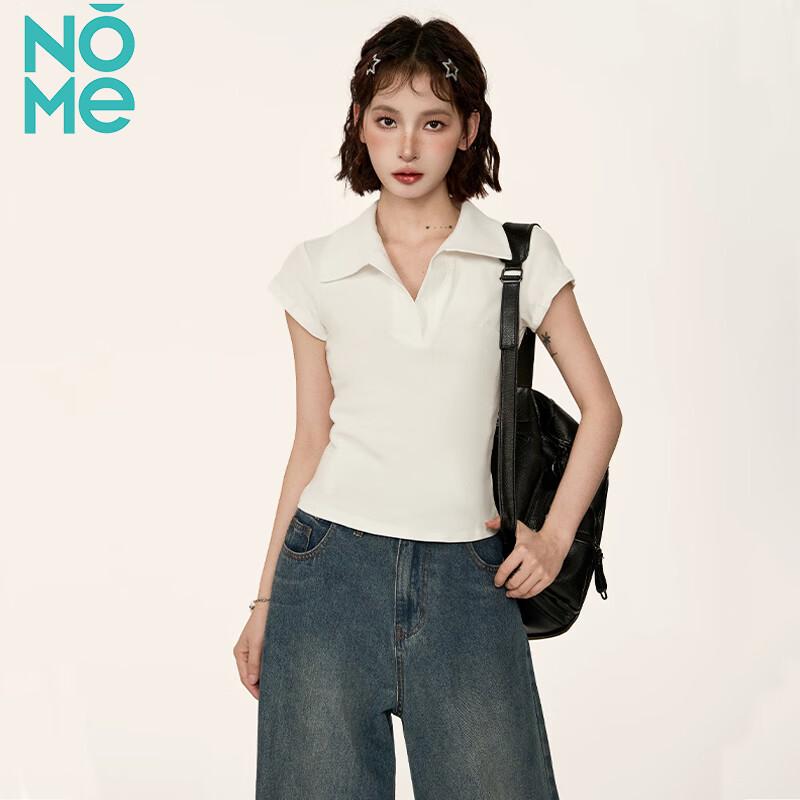 NOMe Women s Slim-Fit Polo Collar Short Sleeve T-Shirt XL