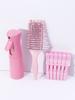 8pcs of hairdressing kit,spray bottle,hollow ventilated hair combs and alligator shaped hair clips,Special for real hair wigs