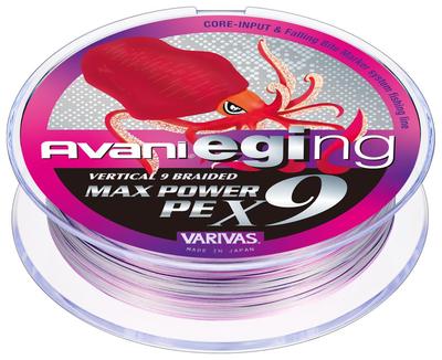 VARIVAS PE Avani Eging Max Power PE White 9-Strand Line, X9, 200m, (Marking), 0.8