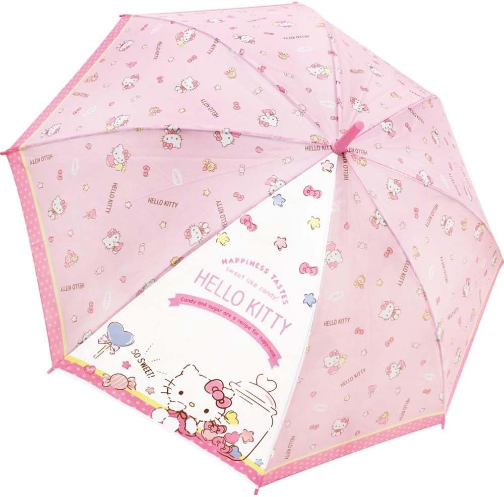 

Зонт длинный Hello Kitty 55 см Sanrio милые сладости автоматический