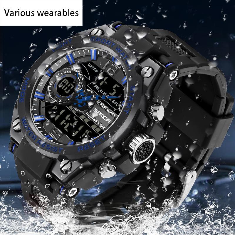New Watch Student Sports Watch Korean Version Simple Temperament Waterproof Electronic Watch Trend Ins Wind