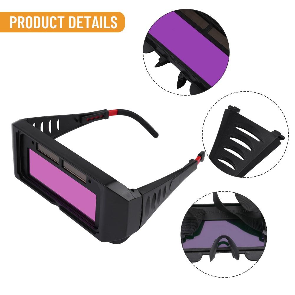 Sveisehjelm med automatisk mørkning Automatisk dimmende sveisebriller