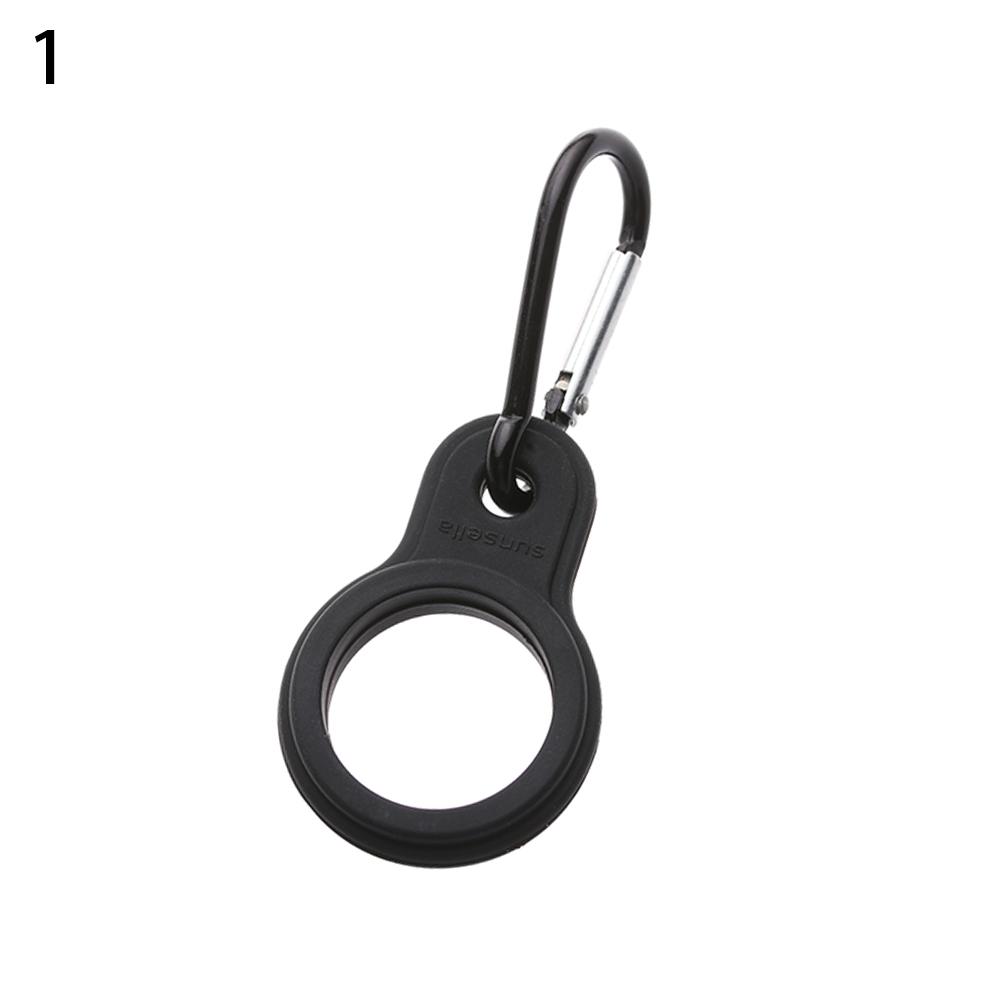 New Arrival Sports Outdoor Kettle Buckle Carabiner Water Bottle Holder Camping Hiking Aluminum Rubber Buckle Hook High Quality