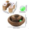 Organ Cat Scratching Board with Ball Toy Pet Supplies Protecting Furniture Mental Physical