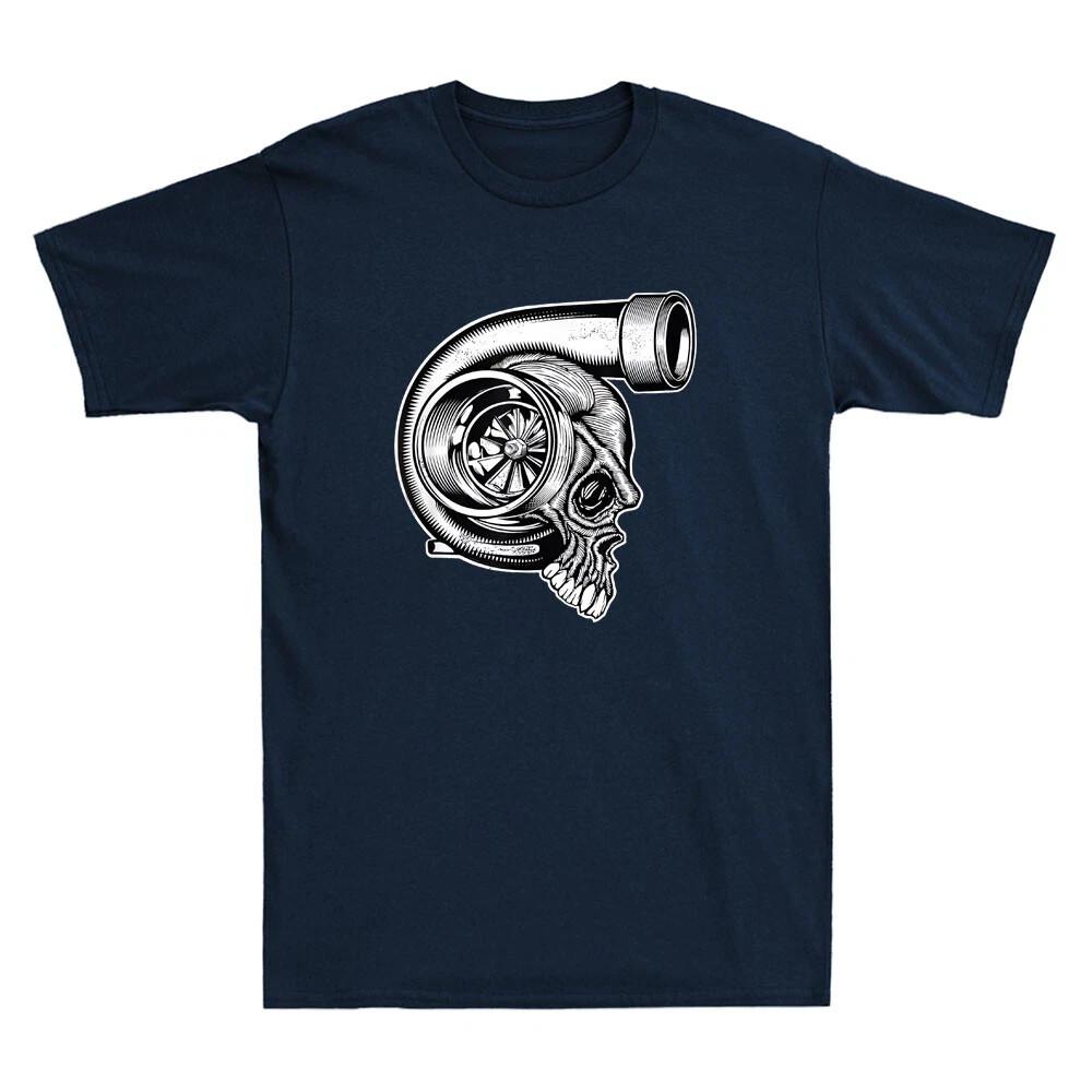 Turbo Skull Boost Race Car Tuning Funny Men s T-Shirt S разноцветный