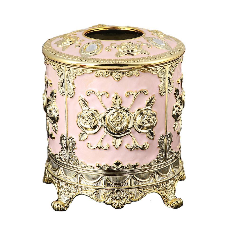 Exquisite Paper Holder Plastic Decoration Box Creative Desktop Storage Box  Desktop Organization