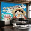 One Piece Monkey D Luffy Wall Tapestry Aesthetic Wall Hanging Printed Fabric Blanket Decorative Tapestries For Bedroom Living Room Home Decor