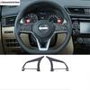 Steering Wheel Button Frame Decor Cover Trim For Nissan X-trail T32 Rogue 2017 -  Red / Carbon Fiber Accessories Interior