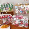 1 Pcs Cute Rabbit Cloud Shop Paper Bag Handbag Shopping Bag Packaging Bag Gift Bag Storage Bag Gift Packaging