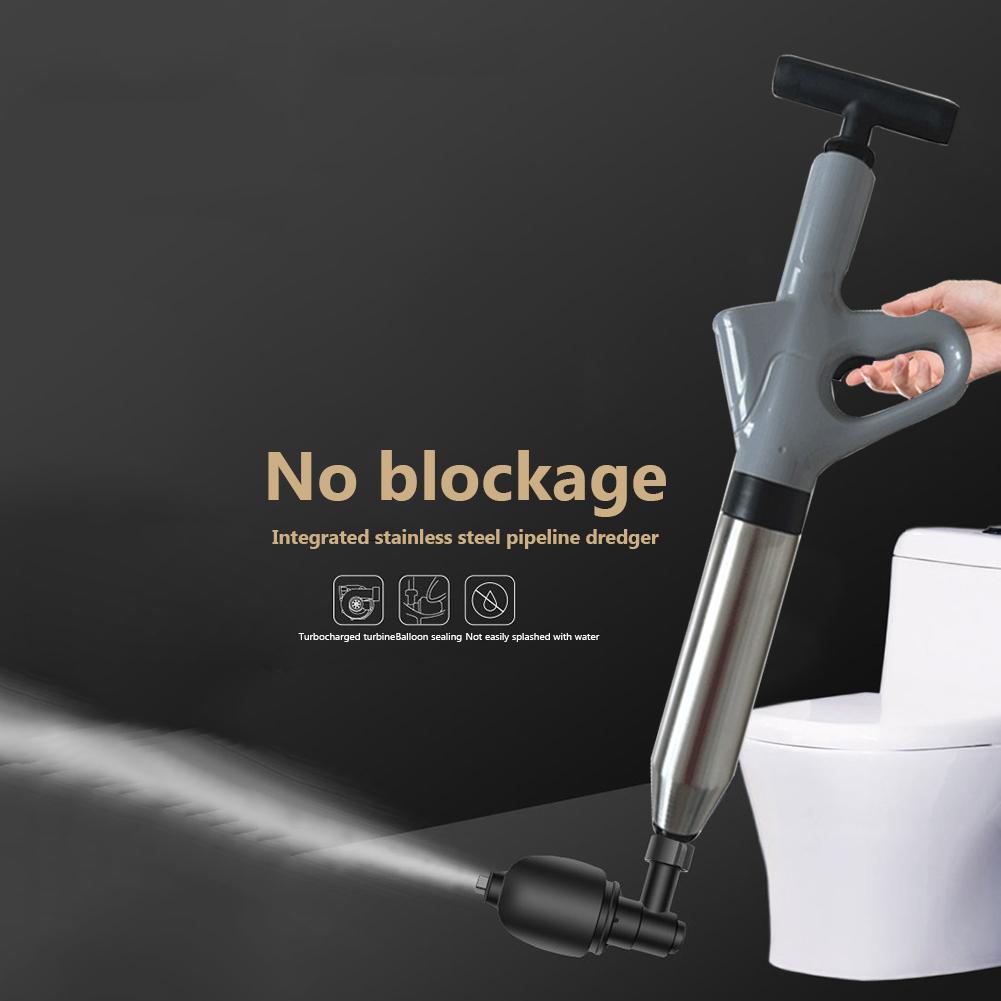Luftkraft-Abflussreiniger Werkzeuge Universell Verstopfte Rohre Entferner Hochdruck Wiederverwendbare Ausrüstung für Badezimmer Dusche Badewanne