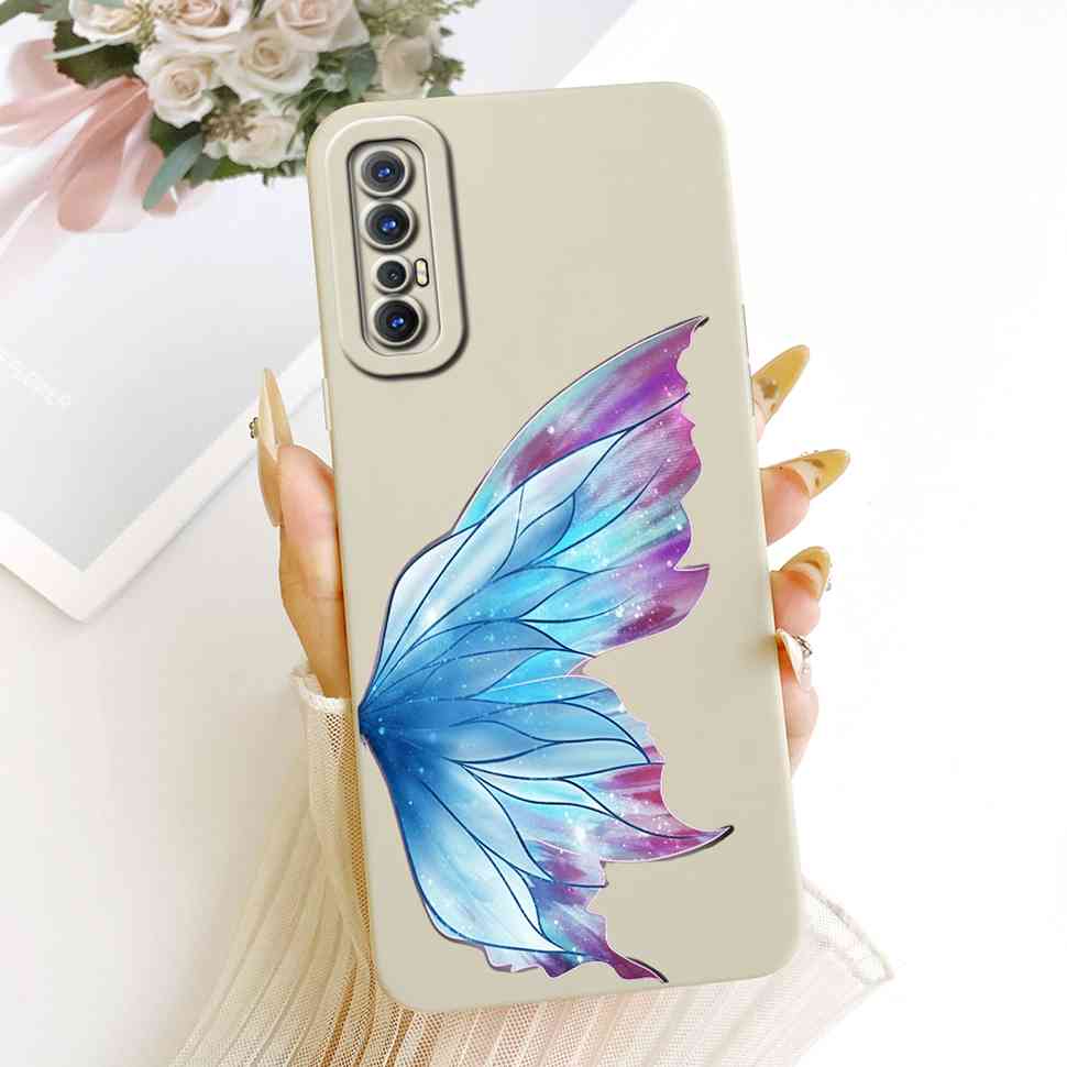 Soft Dragon Silicone Case For OPPO Reno3 Reno 3 Pro 3Pro 4G 6.4" CPH2035 CPH2037 CPH2036 Shell Couples Phone Cover