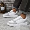 White Mens Daily Skateboard Athletic Shoes Stylish Outside Walking Tennis Shoes For Men And Women Athletic Running Footwear
