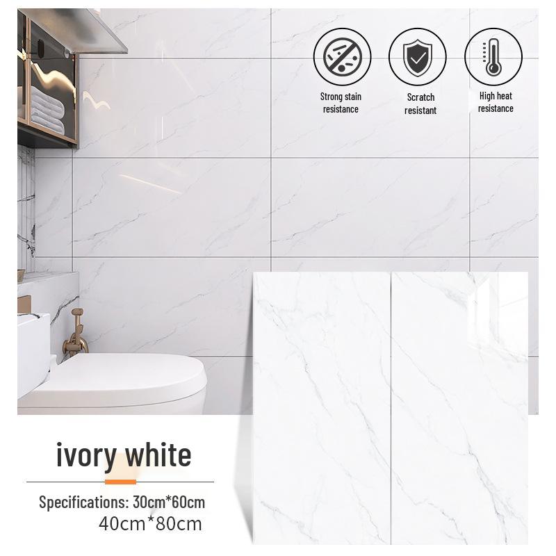 Waterproof Gold-Plated Imitation Tile Wall Sticker for Bathroom and Kitchen Renovation