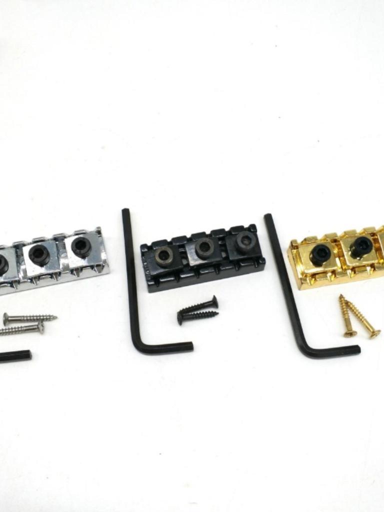 Electric Guitar Double Rocker String Locking Block Saddle Screw Gasket - Spare Parts