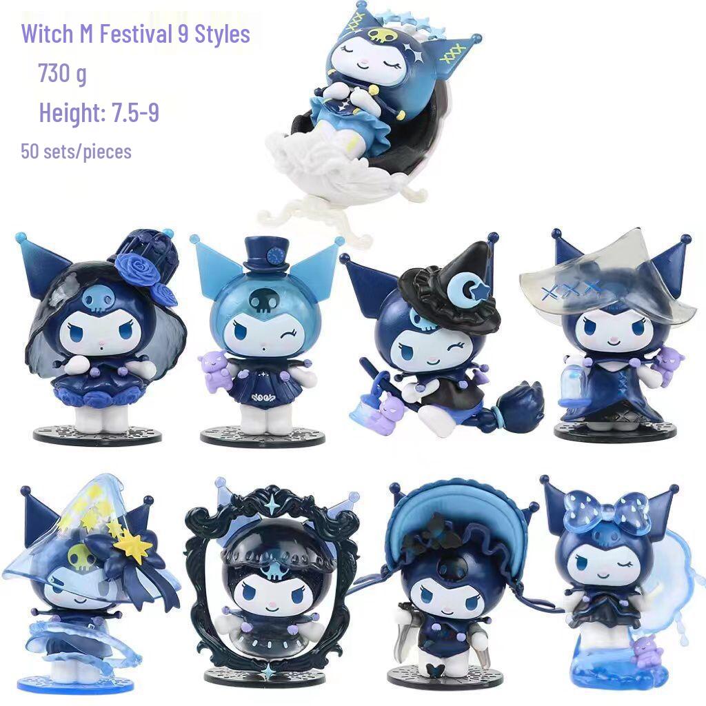 Kuromi Witch s Grand Ceremony Figurines: Magical Melody Girl Toys