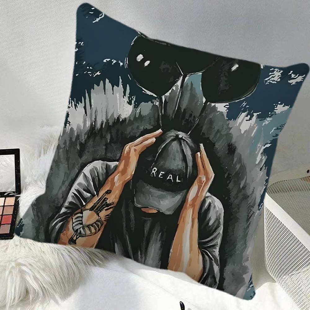 Album NF Rapper Pillow Case Square Pillow Bedroom Sofa Leisure Comfort Cushion Car Home Decoration