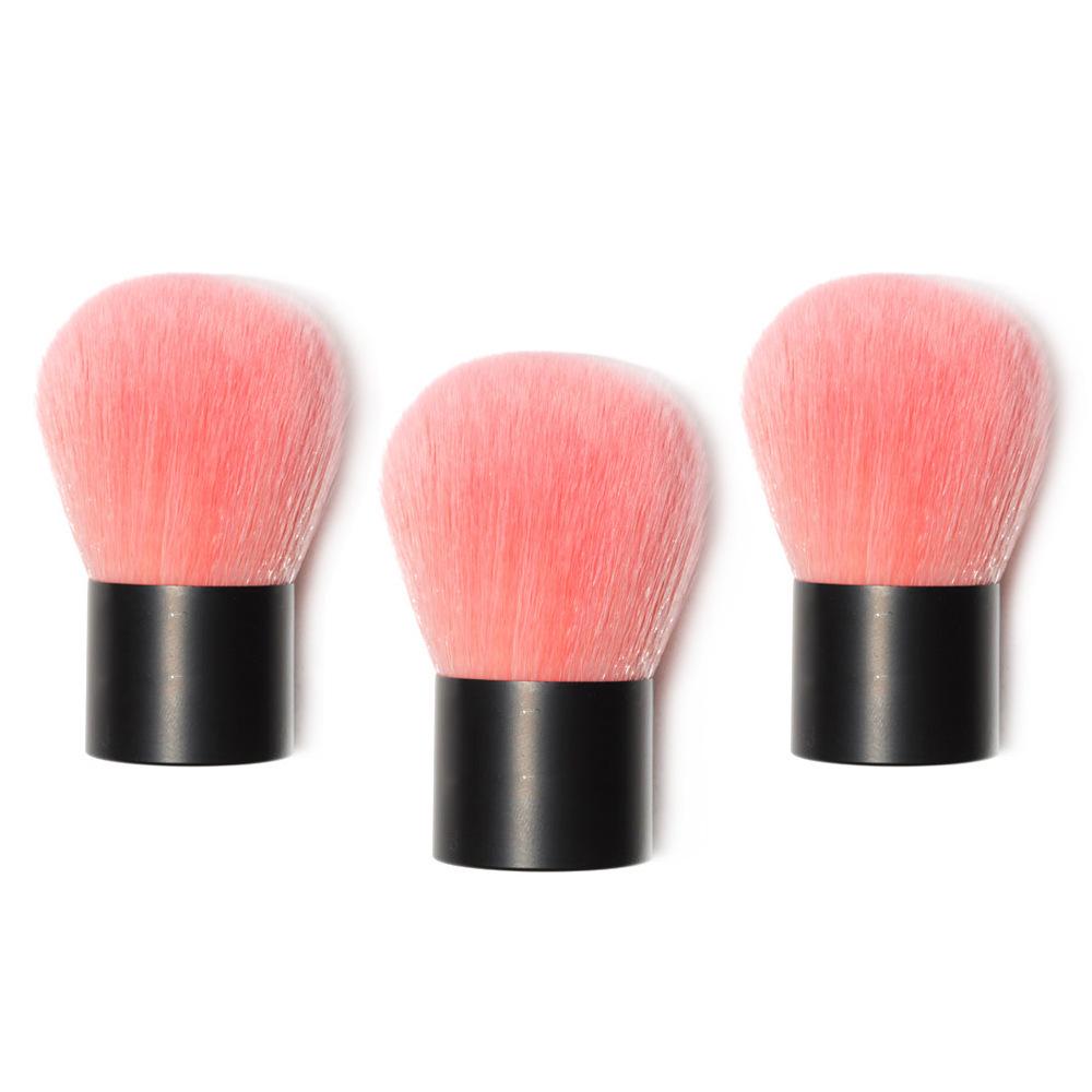 

Compact Pink Multi-Use Brush: Blush, Foundation, Setting, and Powder Brush 8 cm