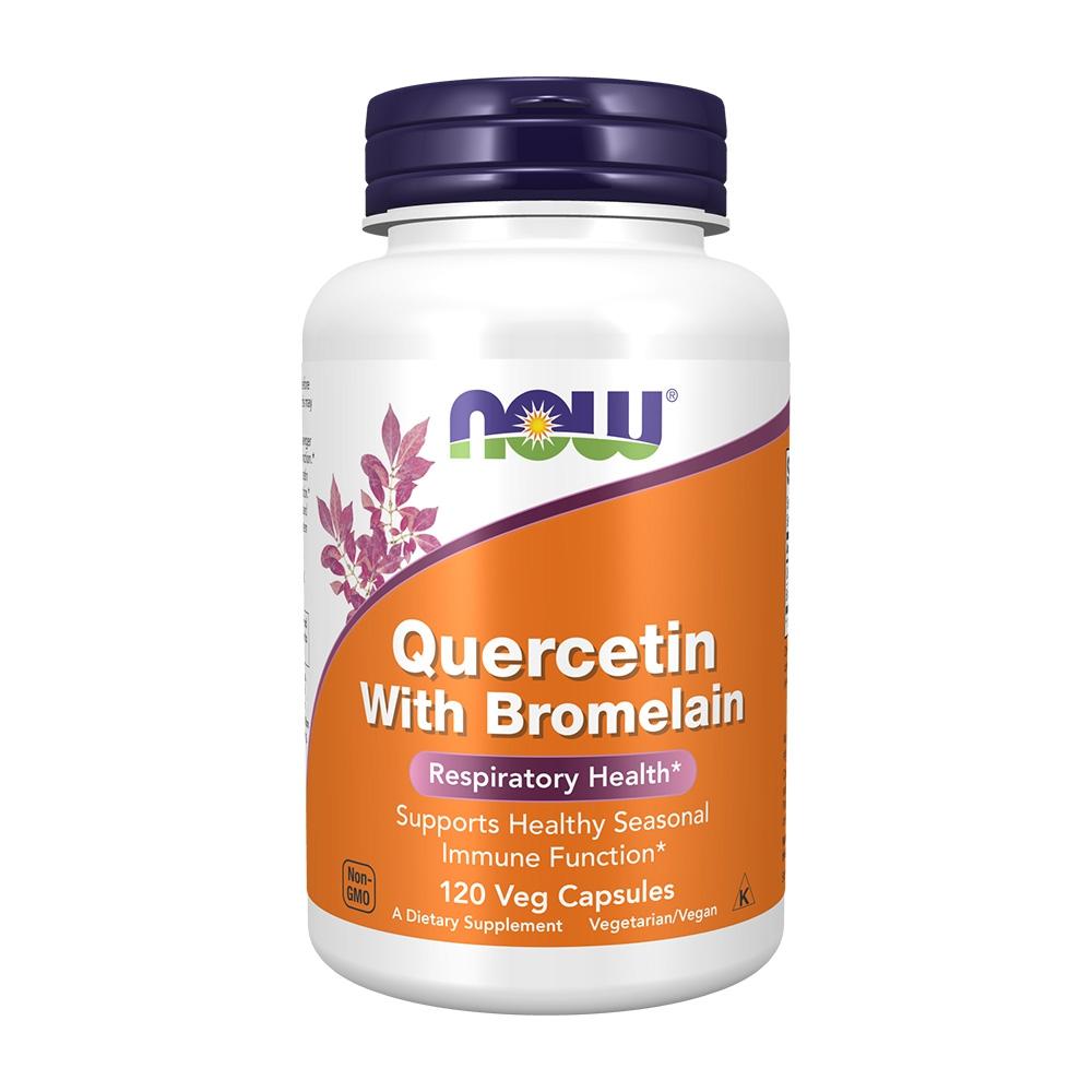Quercetin mit Bromelain, 120 Gemüsekapseln