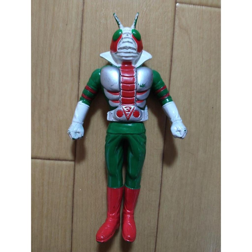 Used Kamen Rider V3 Soft Vinyl Figure Showa Retro