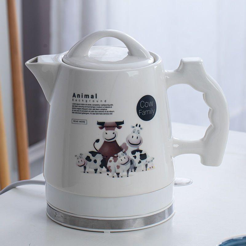 Ceramic Electric Kettle with Auto Power-Off, Large Capacity for Brewing Tea At Home