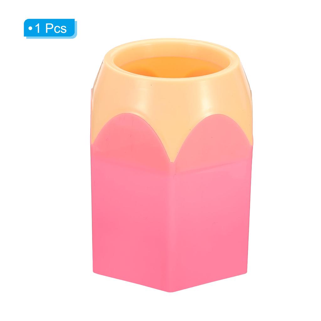 1Pcs Pencil Shaped Make Up Brush Pen Holder Pot Office Stationery Storage Organizer School Supplies for Kids Cute Pens Holder