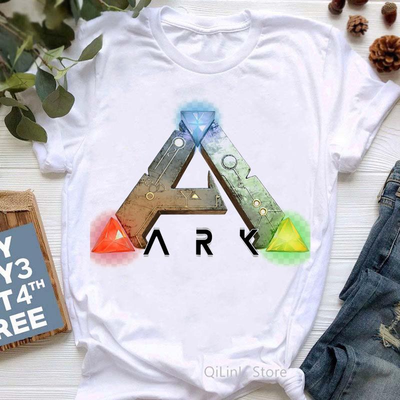 Women Game Lover Tshirt Cool Ark Survival Evolved Print T Shirt Femme Summer 2024 Fashion Graphic Tees Female Streetwear Tops