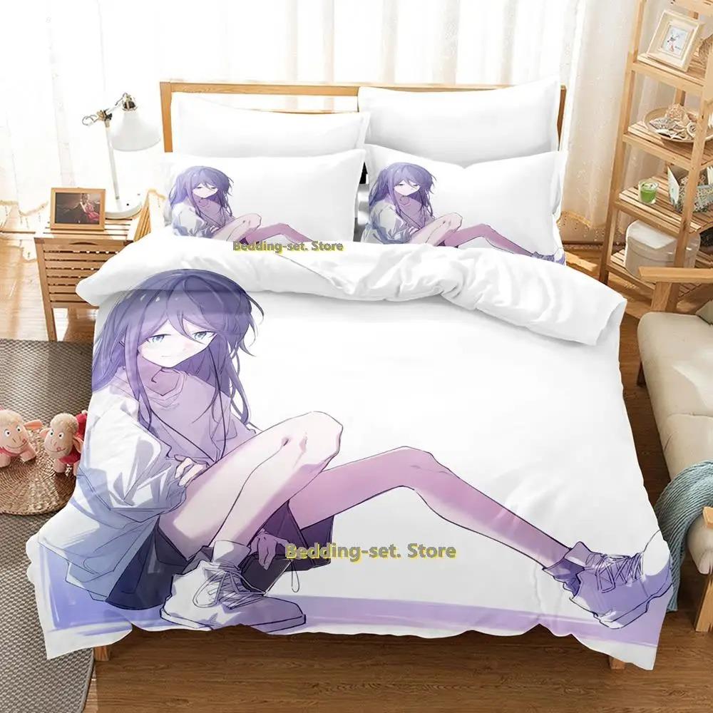 Kawaii Ichika Hoshino Bedding Set Single Twin Full Queen King Size Bed Set Adult Kid Bedroom Duvetcover Sets Print Anime Girls